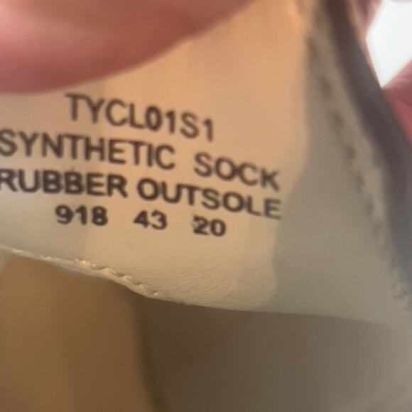 Steve Madden White Crocodile Reptile Chunky Boots Booties Women's Tyclone 8.5 - Picture 9 of 16